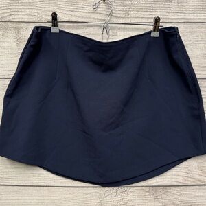 New No Tags Womens Abercrombie Navy Blue Mini Skirt Size XL Tailored XL
